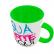 Caneca Xícara Personalizada Porcelana Alça e Interior Coloridos