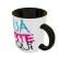 Caneca Xícara Personalizada Porcelana Alça e Interior Coloridos