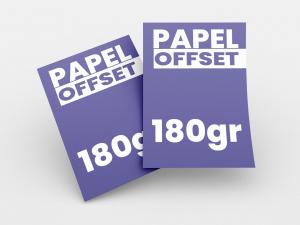Impressão Papel Offset 180gr Offset 180gr A4 => 21 x 29,7 4/0 - Frente Colorida e verso Branco   Laminação Brilho | Recorte Eletrônico
